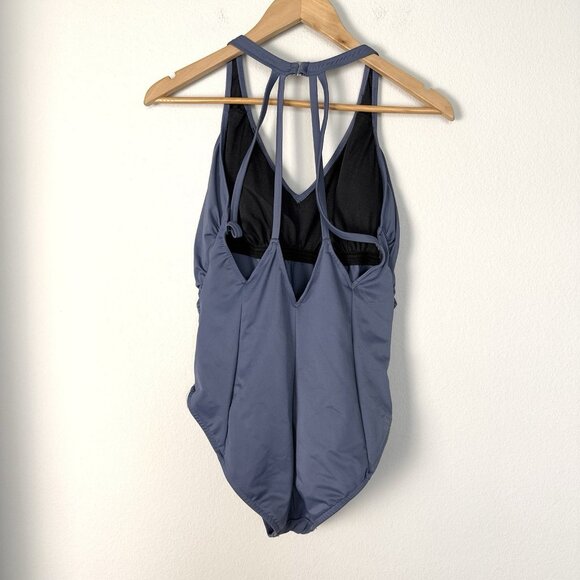 Magicsuit Strappy Back V-Neck Halterkini Swimsuit L47141 Womens Size 14 Beach - Picture 7 of 12